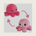 TeeTurtle Reversible Octopus Crying Eyes 4 Inch Flip Plushie