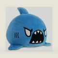 TeeTurtle - The Original Reversible Shark Plushie - Blue - Cute Sensory Fidget Stuffed Animals That Show Your Mood