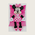 Jay Franco Minnie Mouse Kids 3D Snuggle Pillow, 15 x 11 Inches - Super Soft Polyester Microfiber Plush Stuffed Animal, Cuddle Companion, Pink ( Product)