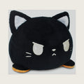 TeeTurtle Reversible Cat & Pumpkin Black 4 Inch Flip Plushie