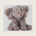 Hopearl Adorable Plush Calf Elephant Toy Floppy Elephish Ultra Soft Haggable Stuffed Animal Birthday Holiday Gift for Boys Girls Kids Toddlers, Gray, 9''