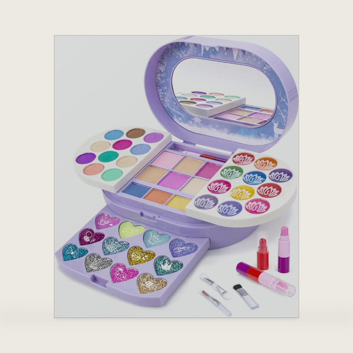 Tomons Kids Makeup Kit for Girls 5+, Real Washable Cosmetic Toy