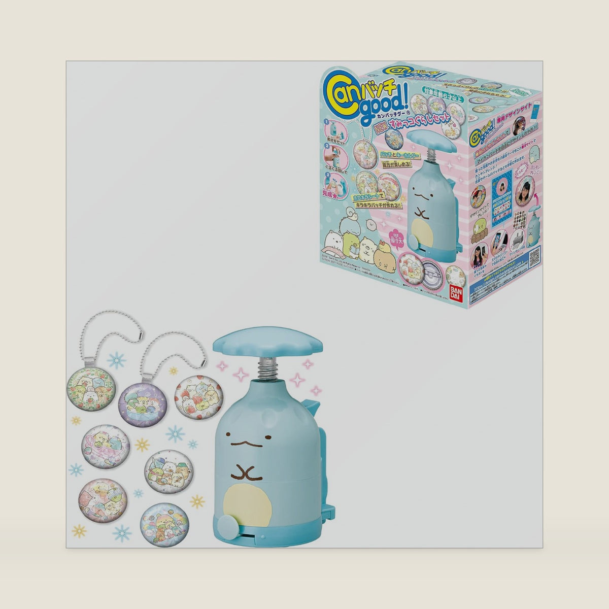 BANDAI Can Batch Good! New Sumikko Gurashi Set (Age:6 years and up)