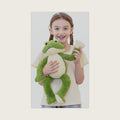 Muiteiur 17.7" Plush Frog Stuffed Animal, Frog Soft Toy with White Belly