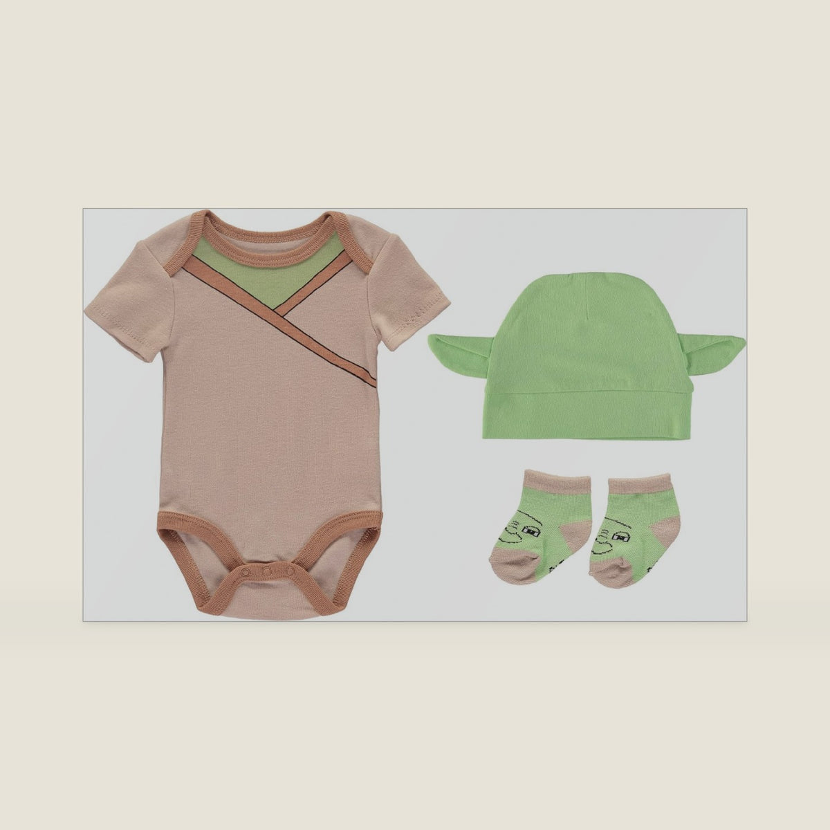 Happy Threads Baby Boys' Star Wars Yoda Baby Boys