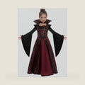 Spooktacular Creations Halloween Royal Vampire Costume Set for Girls Halloween Dress Up Party, Cosplay, Vampire-Themed Party