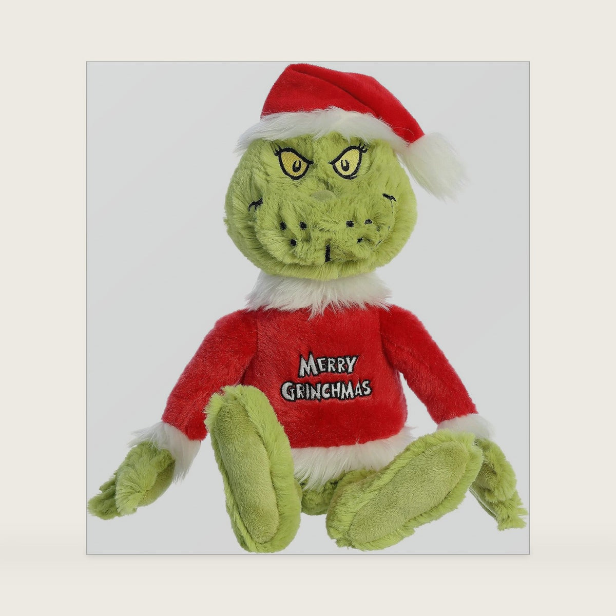 Aurora Dr. Seuss 16" Merry Grinchmas Grinch Whimsical Plush
