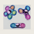 Pop Fidget Spinner, 3 Pack Fidget Toys Adults - Fidget Spinners for Kids, Fidget Toys for Kids Teens for Party Favors Classroom Carnival Prize