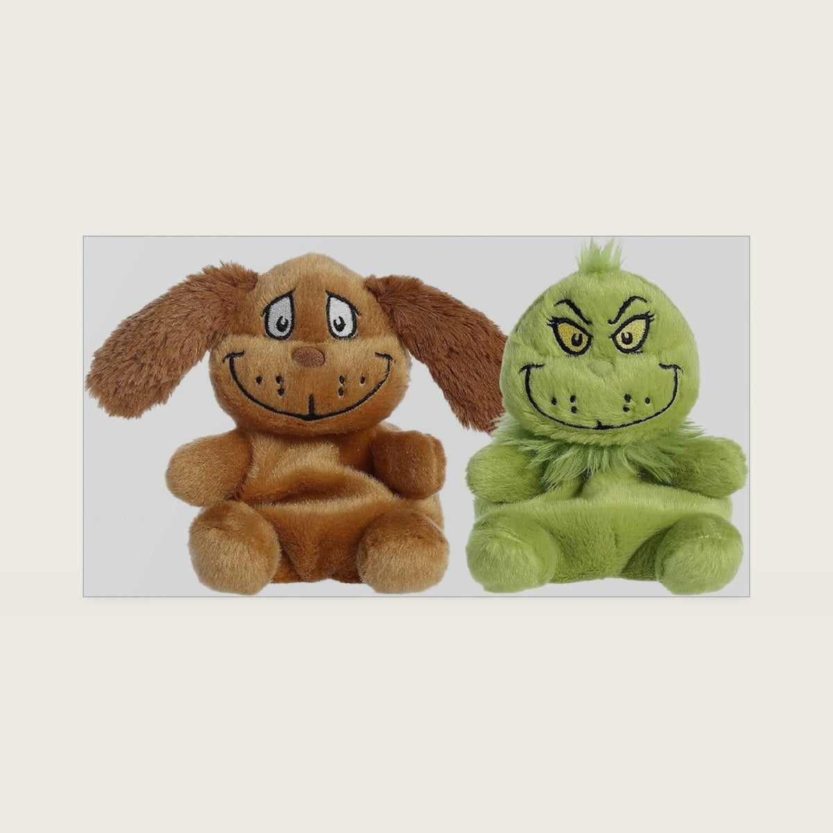 Aurora Dr. Seuss Grinch & Max 5 Inch Palm Pals Bundle
