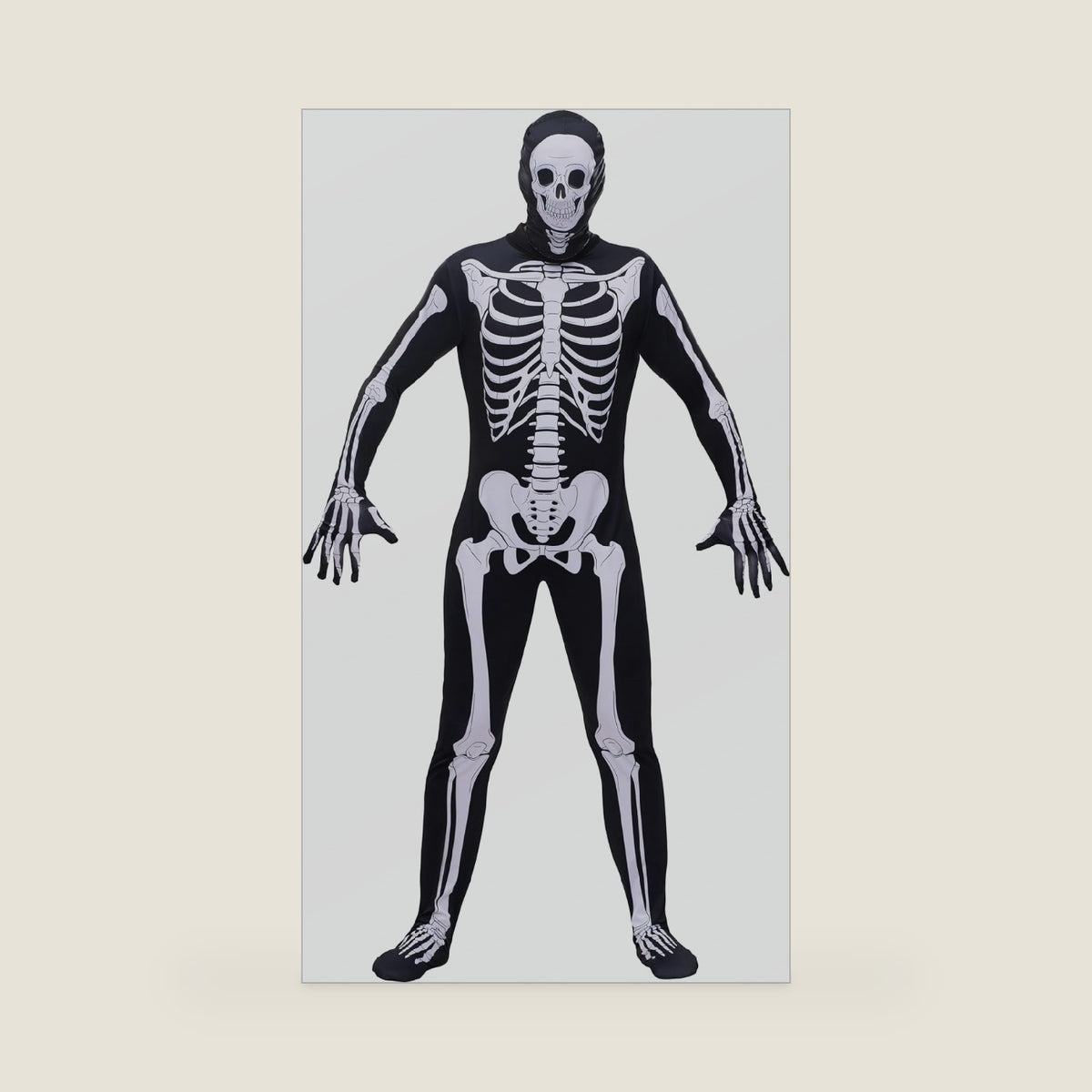 Spooktacular Creations Halloween Grow in the Dark Skeleton Costume Men