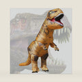 JASHKE Inflatable Dinosaur Costume for Adult Halloween Dinosaur Costumes Blow up T rex Costume for Adults