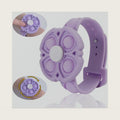 Pop It Bracelets Fidget Bracelet for Kids,Anxiety Relief Sensory Toy Purple