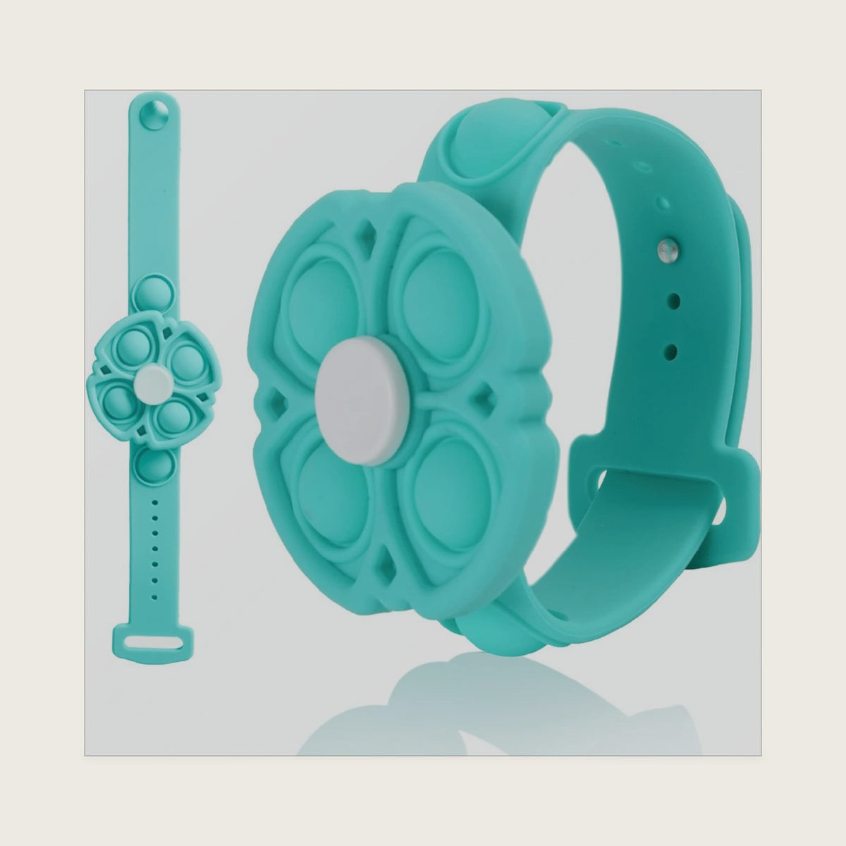 Pop It Bracelets Fidget Bracelet for Kids,Anxiety Relief Sensory Toy(Blue)