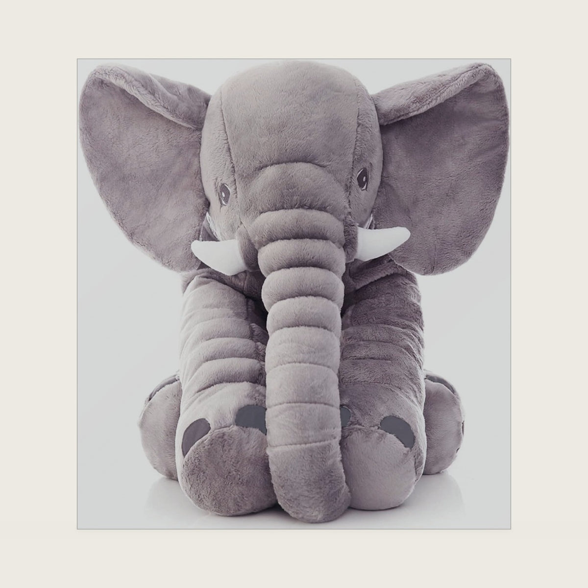 Ryttir 24 Inch Fuzzy Large Elephant Stuffed Animal, Soft Stuffed Elephants Plush Toy, Funny Elephant Gifts for Women