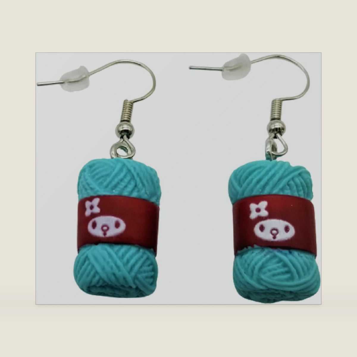 Yarn Earrings Knitter Crocheter Crafter Gift Yarn Ball Charm Knitting Sewing Crocheting Jewelry Knit Crochet Earrings