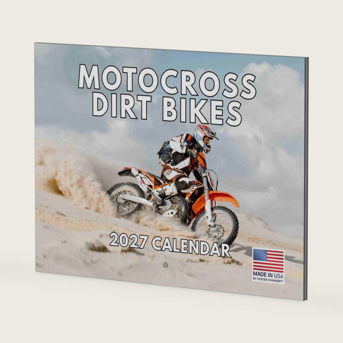 Motocross Dirt Bike Calendar 2027 Dirtbike Motorcycle Monthly Wall Calender
