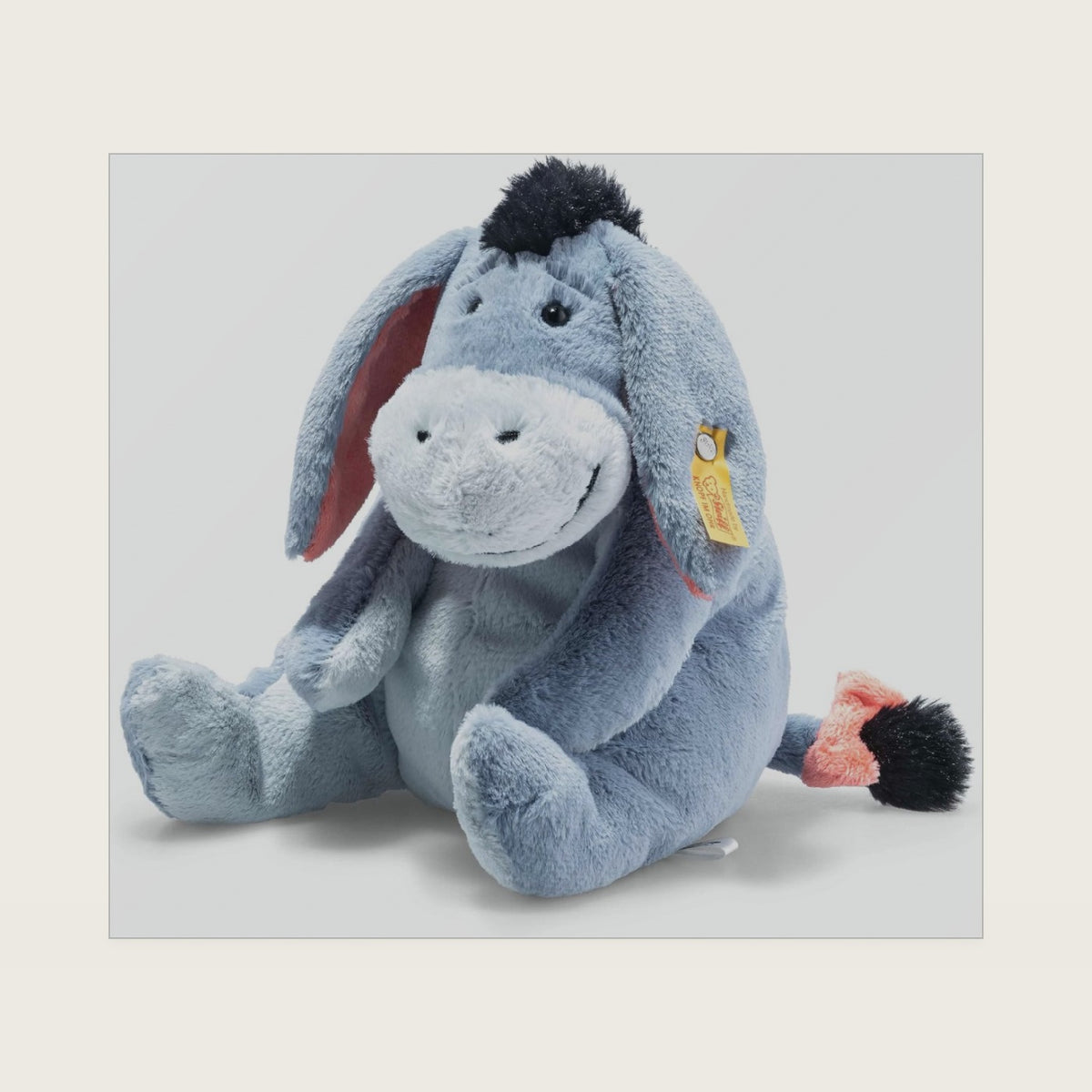 Steiff Handcrafted Since 1880 Premium Plush Originals Winnie The Pooh Stuffed Animal - 10" Eeyore