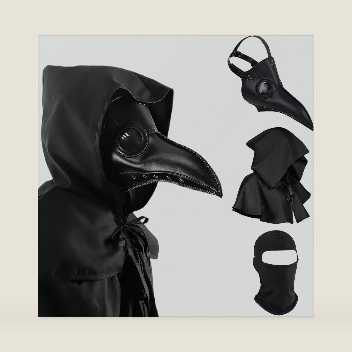 Halloween Plague Doctor Mask, Plague Doctor Costume, Scary Halloween Mask