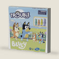 Hasbro Gaming Trouble: Bluey Edition Board Game for Kids, 2-4 Players, Race Bluey, Bingo, Bandit, or Chilli to The Finish, Ages 5 and Up ( Exclusive)