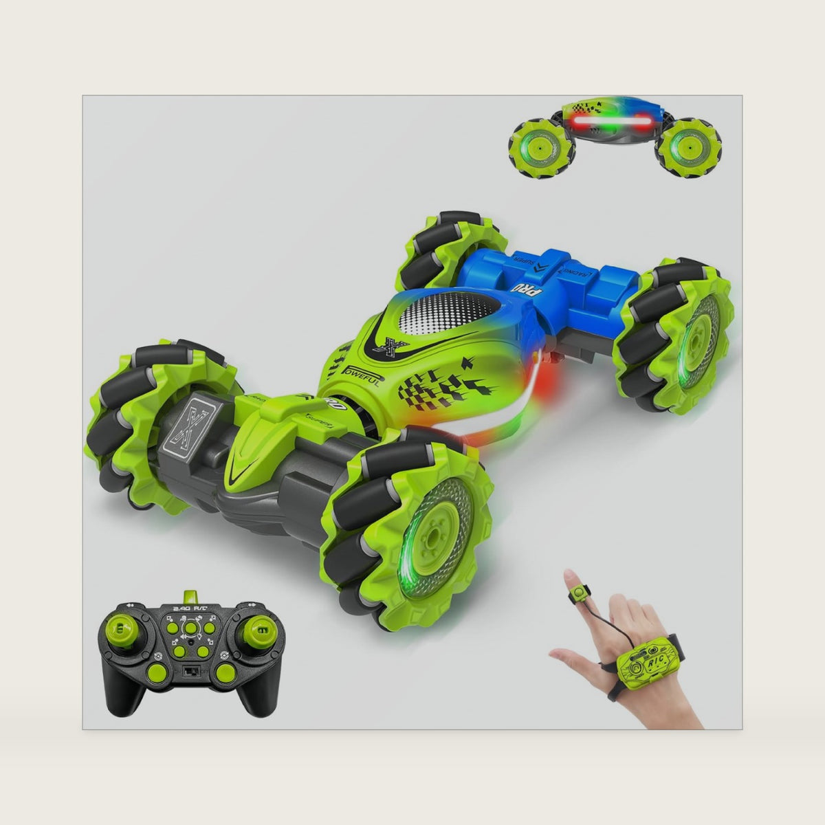 Fosgoit Gesture Sensing RC Stunt Car, Remote Control Car for Boys and Girls