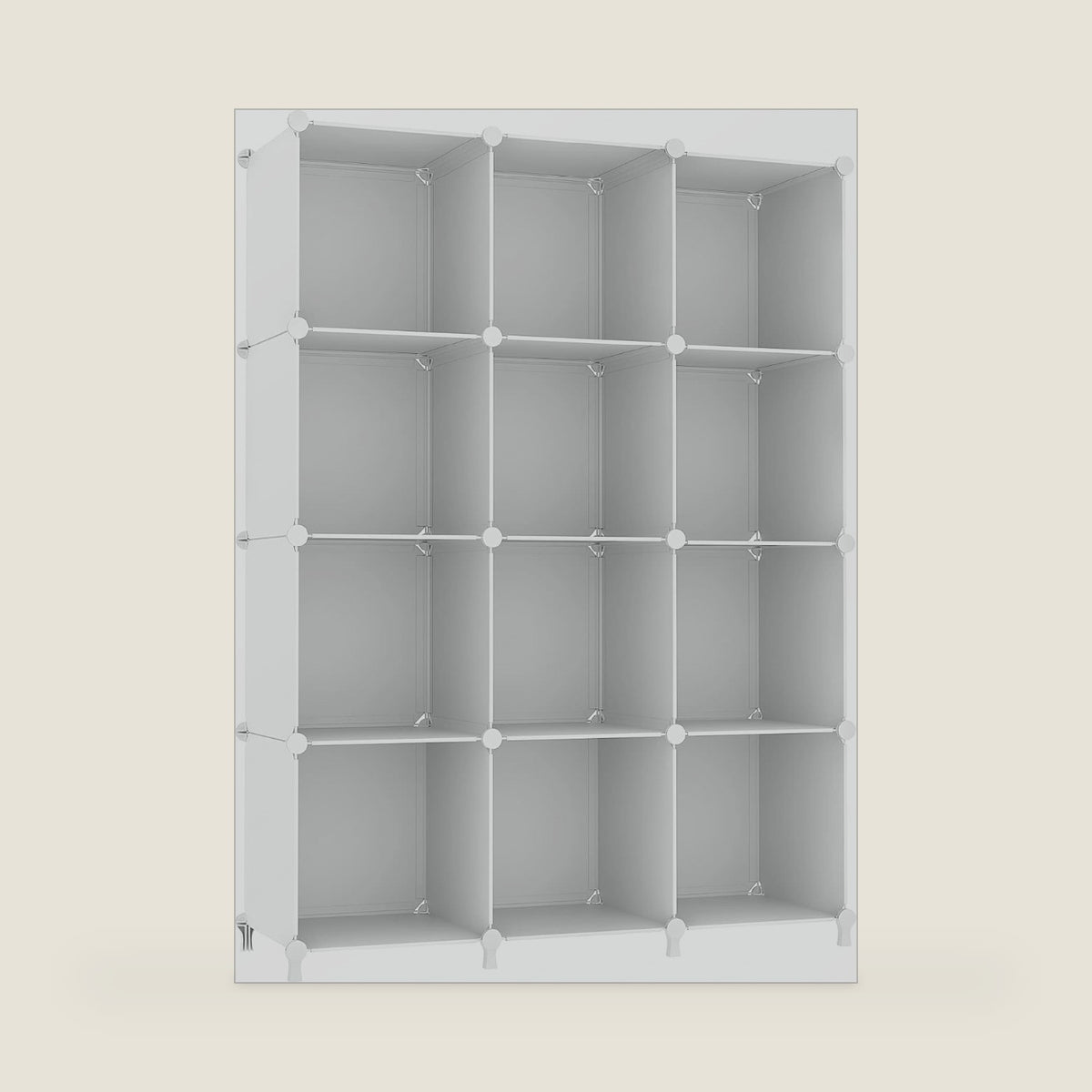 AWTATOS 12 Cube Storage Organizer, Closet Organizer Storage Shelves, White