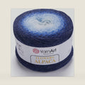 Yarn Art YarnArt Flowers Alpaca 20% Alpaca 80% Acrylic Weight 8.82oz Length 1028 Yards Multicolor Rainbow Crochet Winter Yarn Weight 2 Sport (Antique, 409)