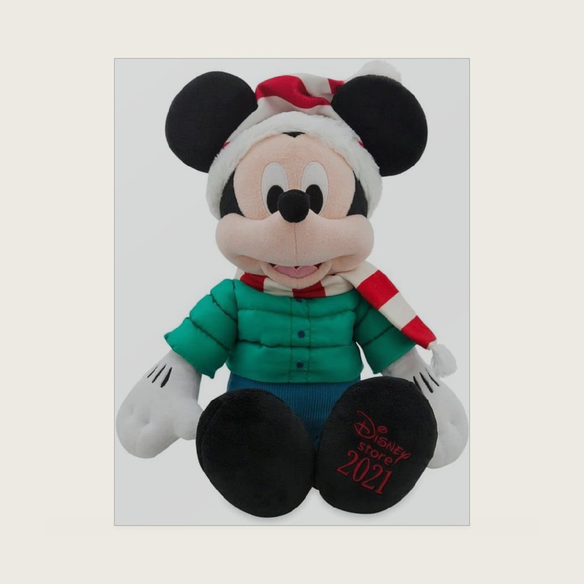Mickey Mouse Holiday Plush – 14 Inches