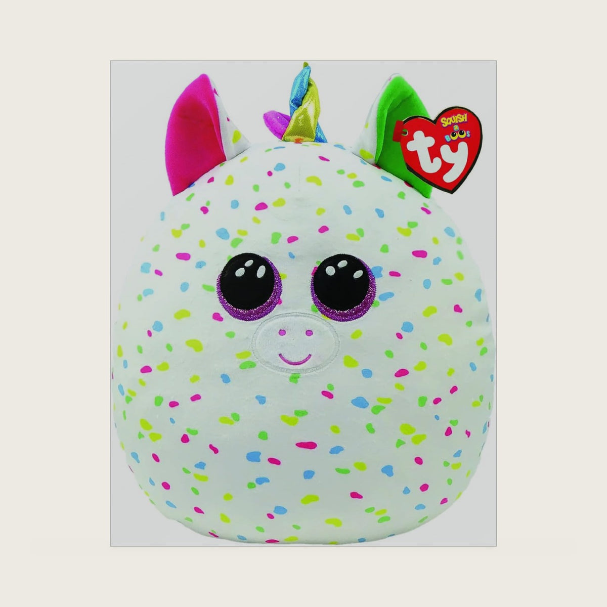 Harmonie Squish a Boos 10" | Beanie Baby Soft Plush Toy | Collectible Cuddly Stuffed Teddy