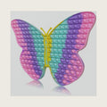 Jumbo Butterfly Pop for Teens Kids Girls, It is 15.75 Inch 162 Bubbles Extra Large Pop Fidget Toys, Giant Butterfly Toy, Huge Big Jumbo Pop Fidget Toy Stress Reliever, Women Girl Gift Christmas