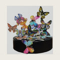 Desk Sculpture Butterflies Desktop Stress Relief Toy Fidget Toy for Anxiety Office Gift (22pcs Butterflies)