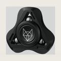 Freelove Upgraded Fox Tri 1.8'' Fidget Spinner with Steel Beads, Luminous Metal Spinners Toys for Adults, Premium Bearing 2~4 Min, Autism Sensory ADHD Anxiety Focus Meditation, Aluminum Alloy, Black