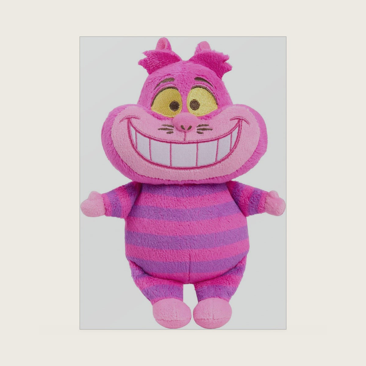 Junior Alice’s Wonderland Bakery 8-inch Small Plush Cheshire Cat, Stuffed Animal, Pink, Kids Toys for Ages 3 Up by Just Play