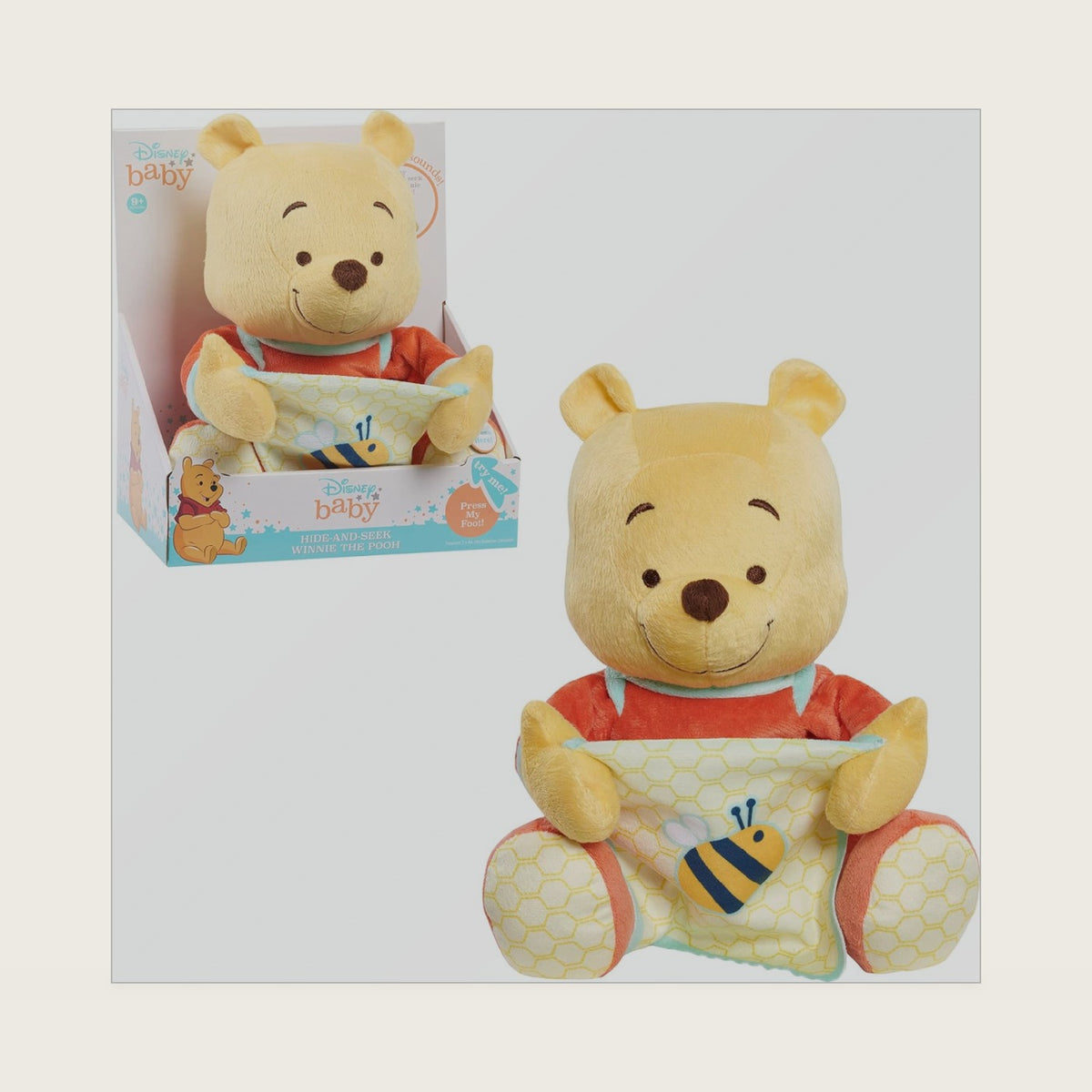 Baby Hide-and-Seek Winnie the Pooh Interactive Plush