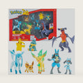 Pokemon Characters Set 8 Pack Pokemon Games Garchomp, Pikachu, Eevee, Lucario, Riolu, Munchlax, Glaceon & Leafeon - Figurine Toys