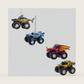 2.25-Inch Monster Jam Blow Mold Ornament, 4 Piece Set