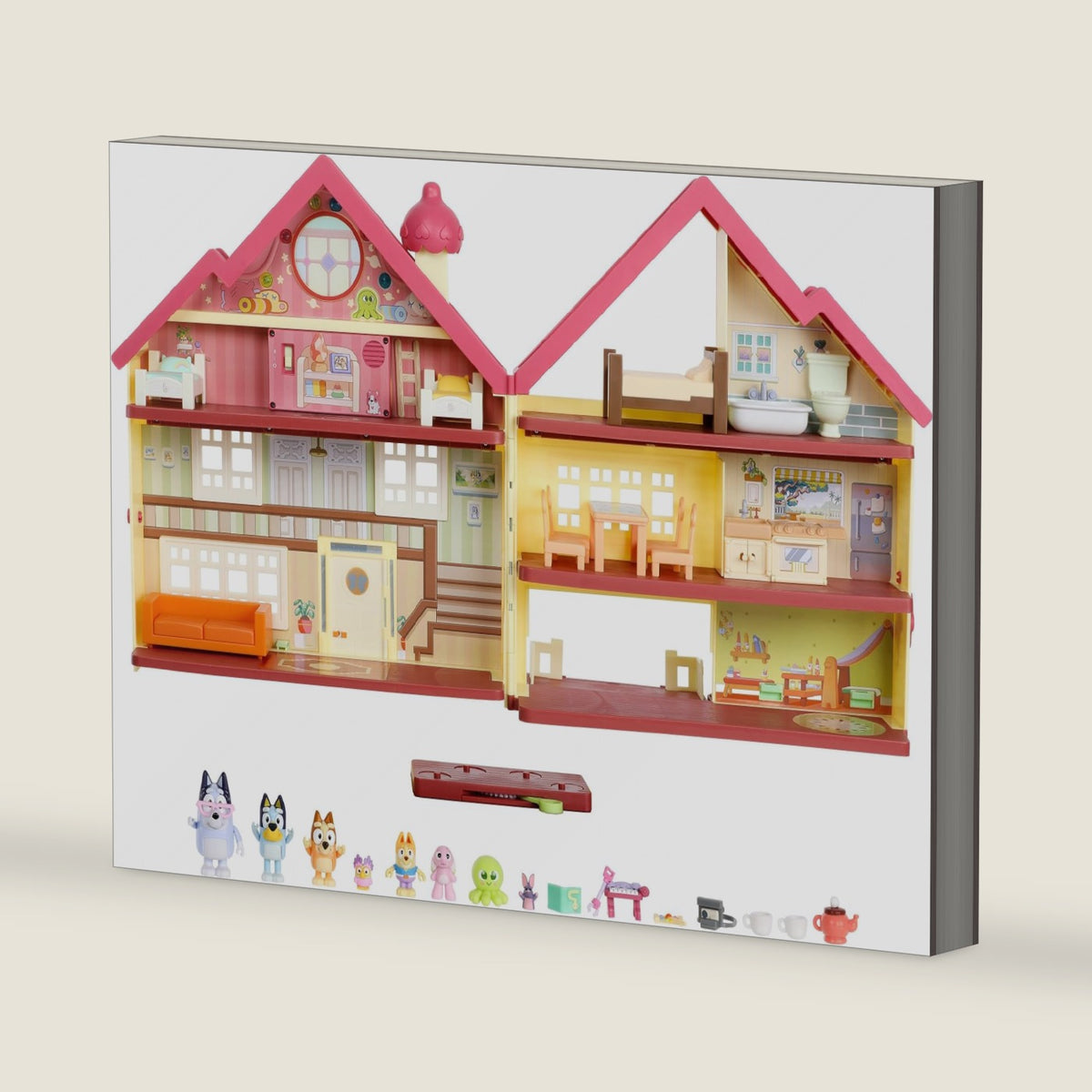 Bluey XL House Playset, Interactive Lights, Sounds & Dance Floor