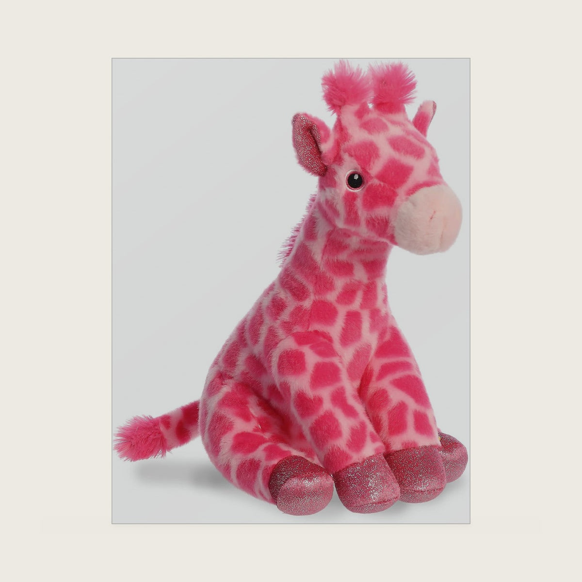 Destination Nation 11.5" Pink Giraffe Adventurous Stuffed Animal
