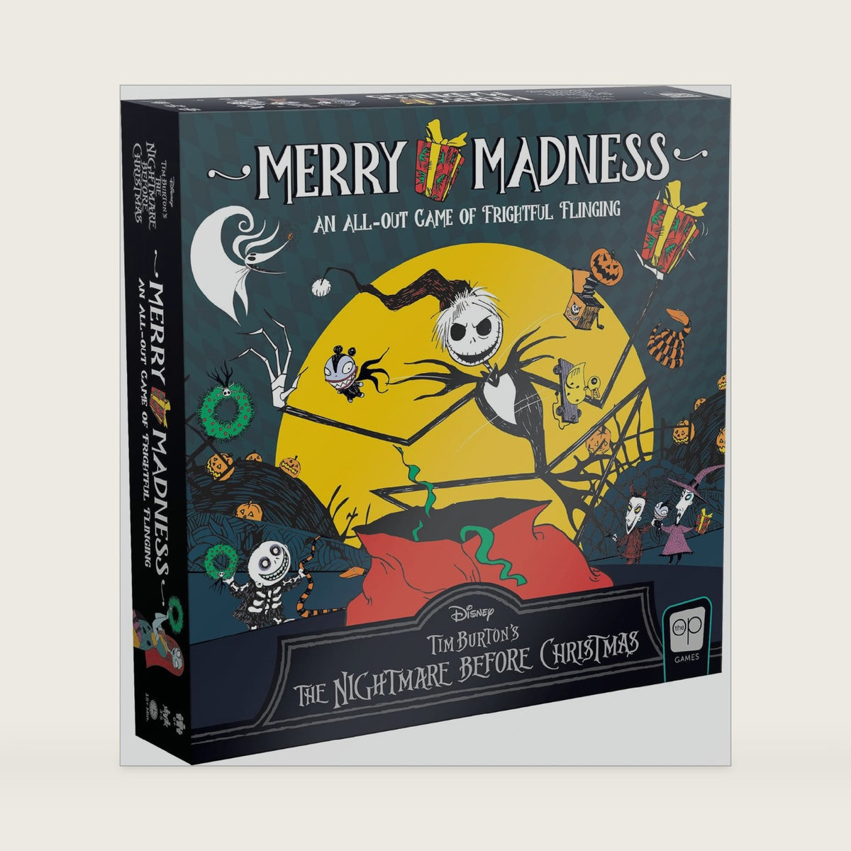 Disney Tim Burton’s The Nightmare Before Christmas Merry Madness | Quick-Rolling Family Dice Game | Great Kids & Family Board Game | Officially-Licensed Merchandise