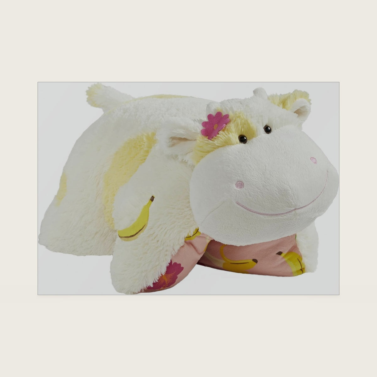 Pillow Pets Sweet Scented Banana Cow, 18" Stuffed Animal Plush Toy