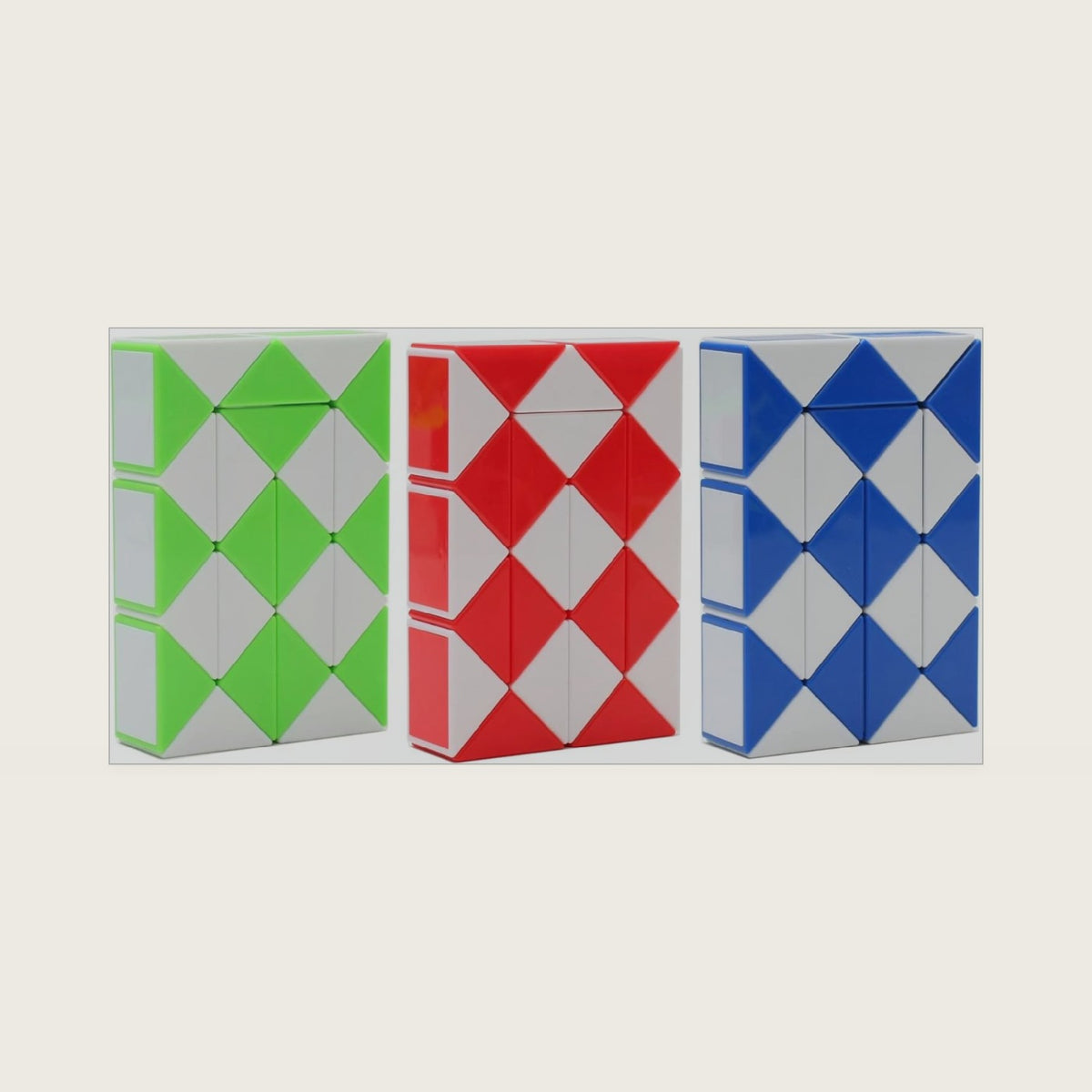 Snake Magic Speed Cube Speed Twist Brain Puzzle Cube Brain Teaser Toys for ADD ADHD Anxiety and Autism Adult Children by SHUYUE (3 Pack Mix)