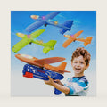 Fuwidvia 3 Pack Airplane Launcher Toys, 13.2 in LED Foam Glider Kids 4-12
