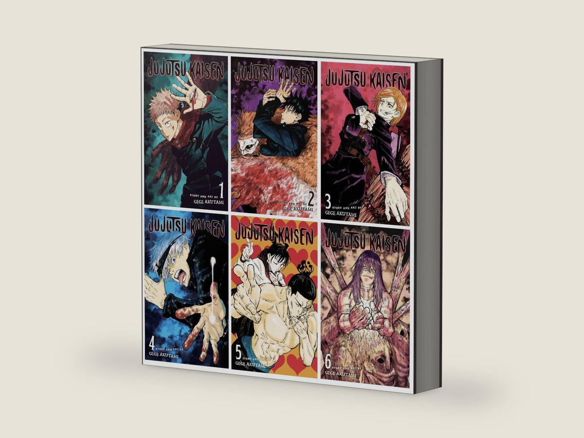 Jujutsu Kaisen Vol. 1,2,3,4,5,6 Bundle Set (6 Book Collection)