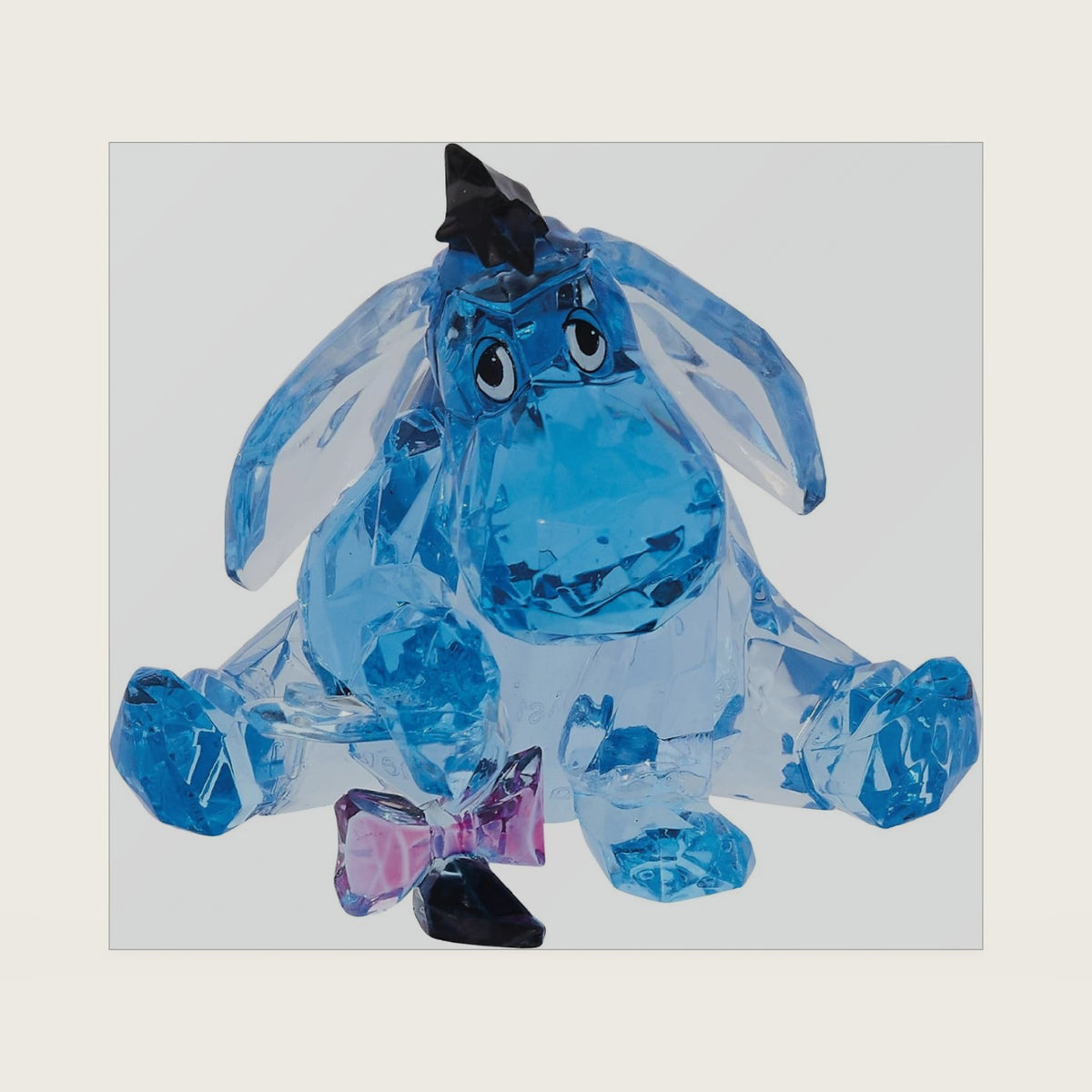 Facets Winnie The Pooh Eeyore Sitting Figurine, 3 Inch, Blue