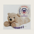 warmies Microwavable & Weighted Stuffed Animals, Brown Bear - Heated Stuffed Animal Plushie for Warmth & Comfort - Cute Soft Plush Toys for Adults & Children (Boys, Girls, Babies & Toddlers)
