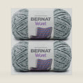 Bernat Velvet Soft Yarn for Crocheting, Smokey Green, 2-Pack