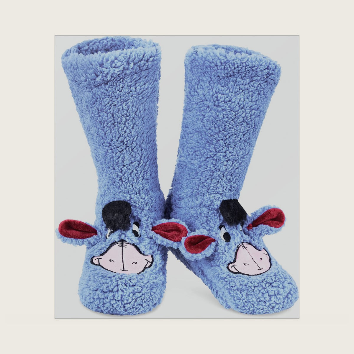 Slipper Socks for Women & Teens US Size 4-9, Soft Fleece Bed Socks, Sherpa Lined & Non Slip Grip Pads, Gifts for Her