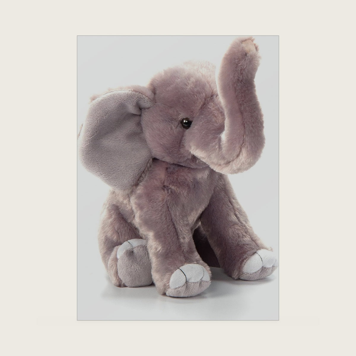 The Petting Zoo African Elephant Stuffed Animal Plushie, Wild Onez, 12 in