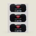 RED HEART Super Saver 3-Pack yarn, BLACK 3 Pack