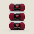 RED HEART Super Saver 3-Pack yarn, CHERRY RED 3 Pack