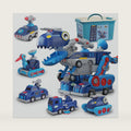 Take Apart Vehicle Magnetic Toy Transform Car Dinosaur Robot Building Tool